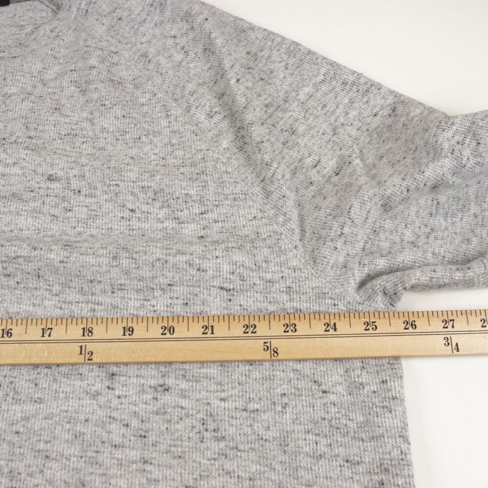 Banana Republic Brushed Waffleknit Long Sleeve Light Gray Speckle Shirt Mens XXL - Picture 3 of 8